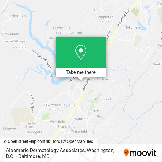 Albemarle Dermatology Associates map