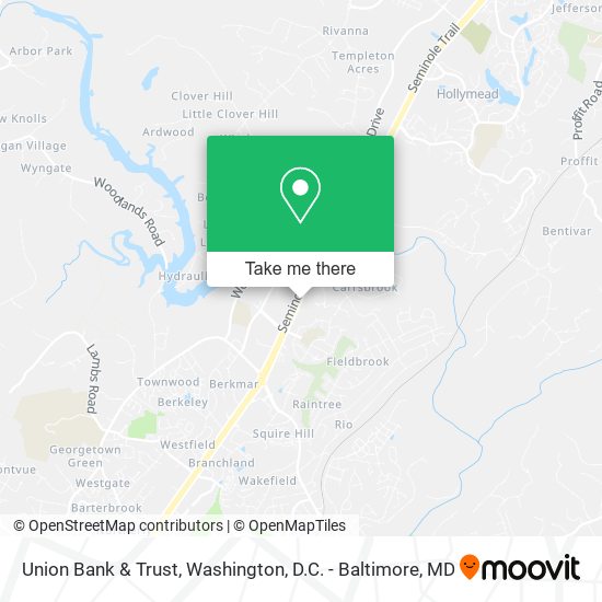 Union Bank & Trust map