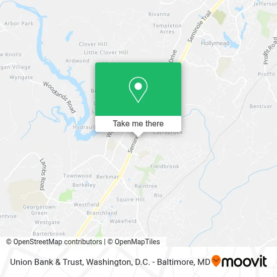 Union Bank & Trust map
