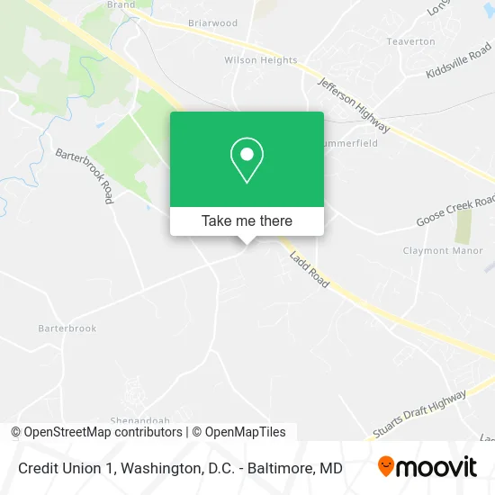 Credit Union 1 map