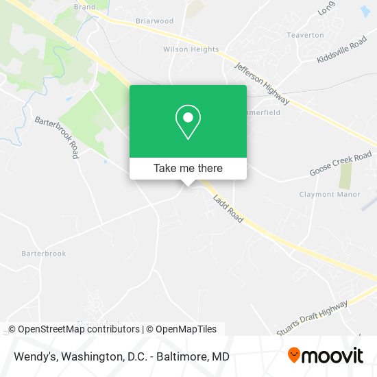 Mapa de Wendy's