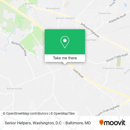 Mapa de Senior Helpers