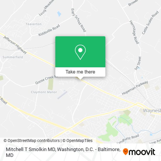 Mapa de Mitchell T Smolkin MD