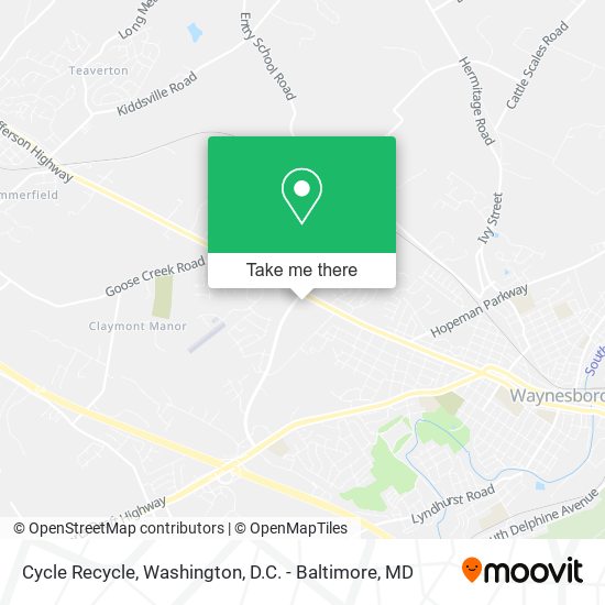 Cycle Recycle map