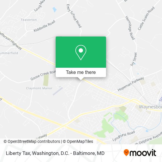 Mapa de Liberty Tax