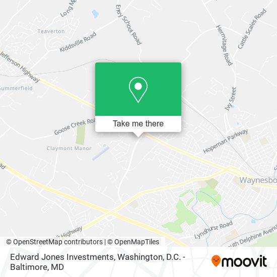 Mapa de Edward Jones Investments