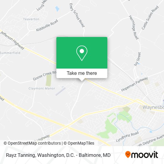 Rayz Tanning map