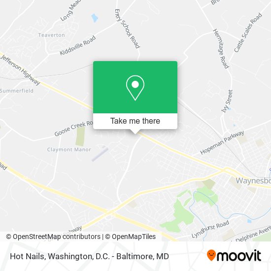 Hot Nails map