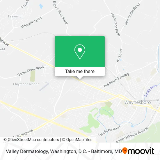 Valley Dermatology map