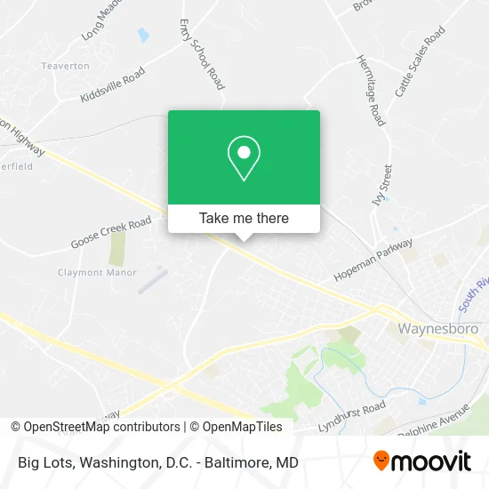 Big Lots map