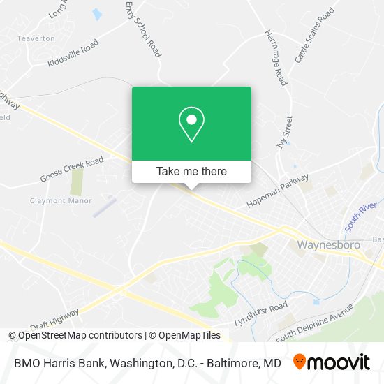 Mapa de BMO Harris Bank