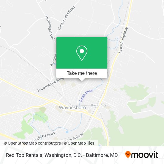 Mapa de Red Top Rentals