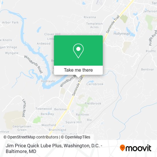 Jim Price Quick Lube Plus map