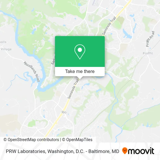 PRW Laboratories map