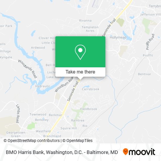 Mapa de BMO Harris Bank