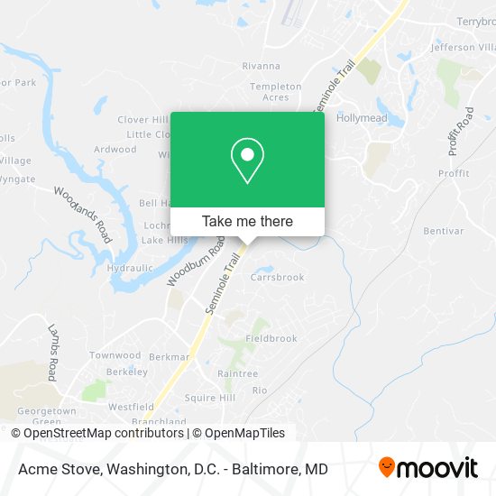 Acme Stove map