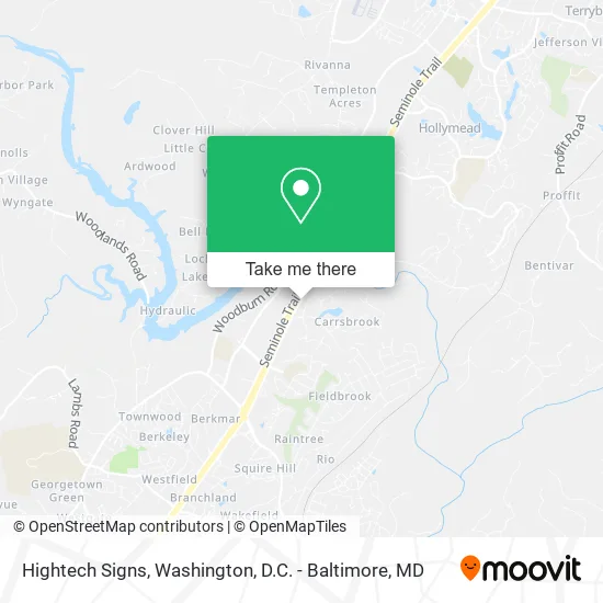 Hightech Signs map