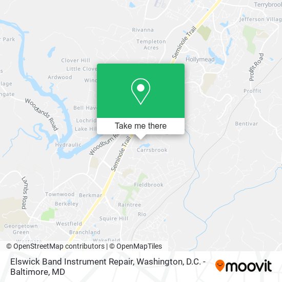 Mapa de Elswick Band Instrument Repair