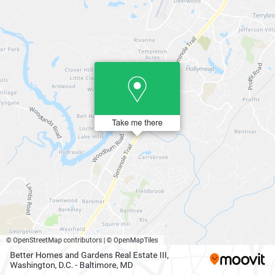 Mapa de Better Homes and Gardens Real Estate III