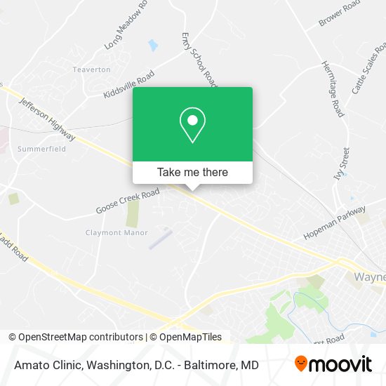 Amato Clinic map