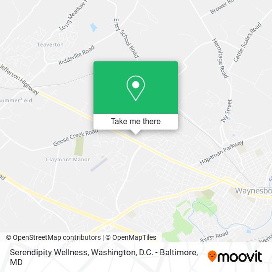 Serendipity Wellness map
