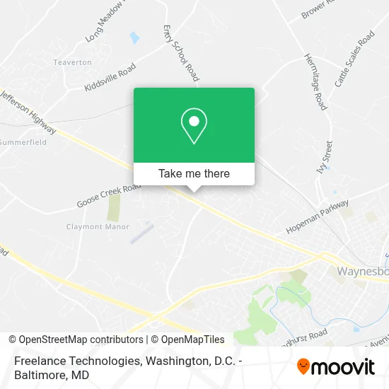 Freelance Technologies map