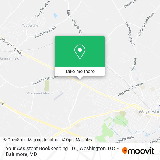 Mapa de Your Assistant Bookkeeping LLC