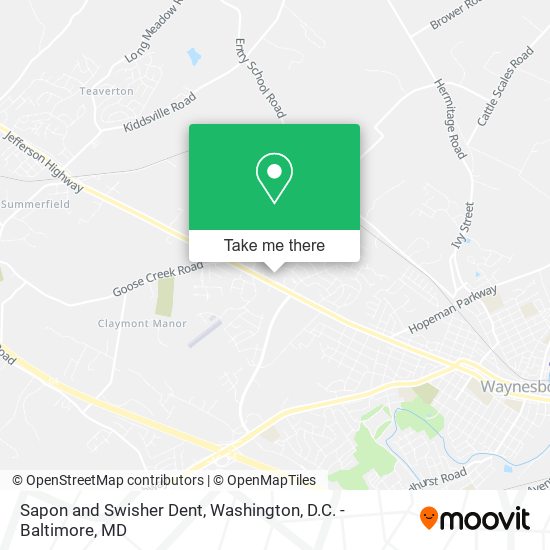 Sapon and Swisher Dent map