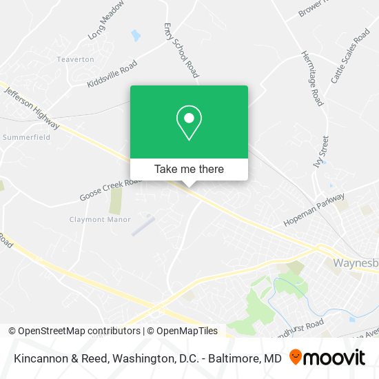 Mapa de Kincannon & Reed