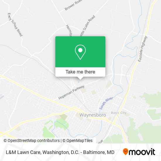 Mapa de L&M Lawn Care
