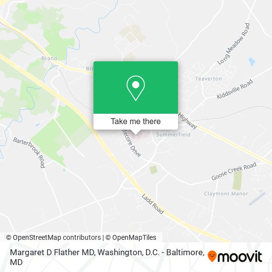 Margaret D Flather MD map