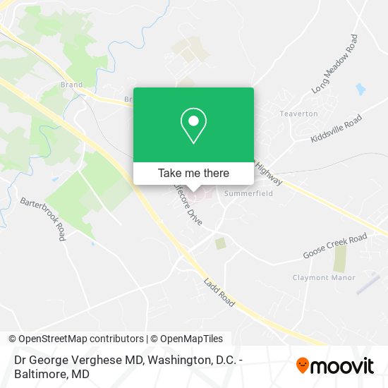 Dr George Verghese MD map