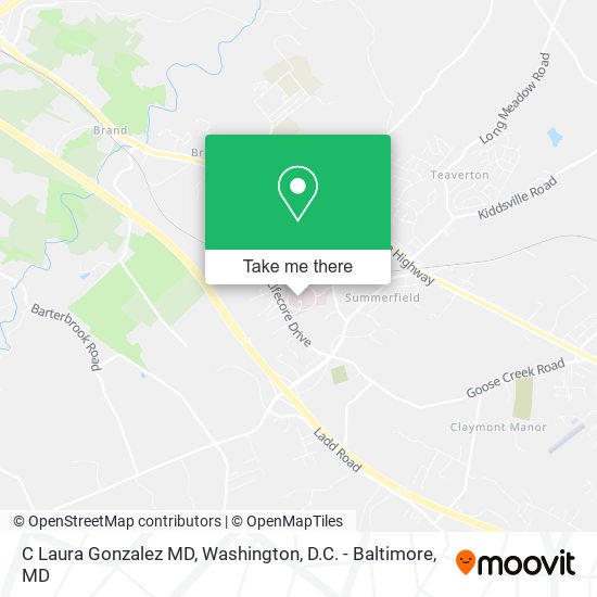 C Laura Gonzalez MD map