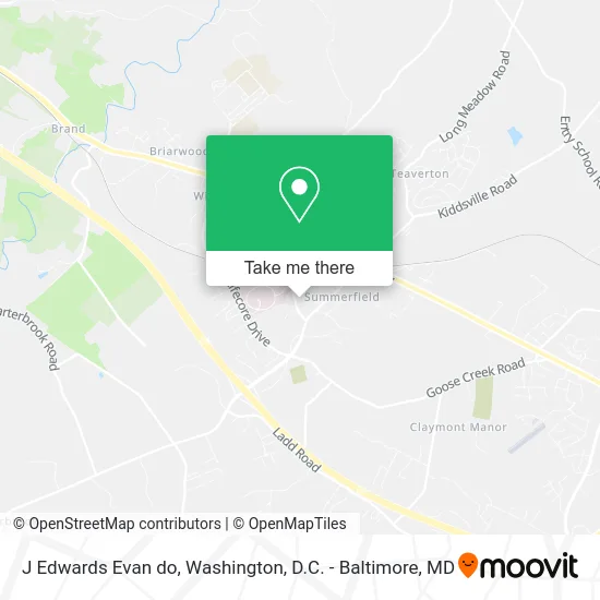 J Edwards Evan do map