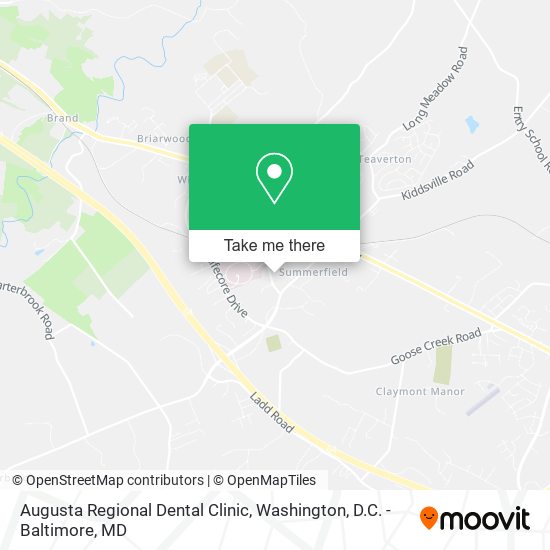 Augusta Regional Dental Clinic map