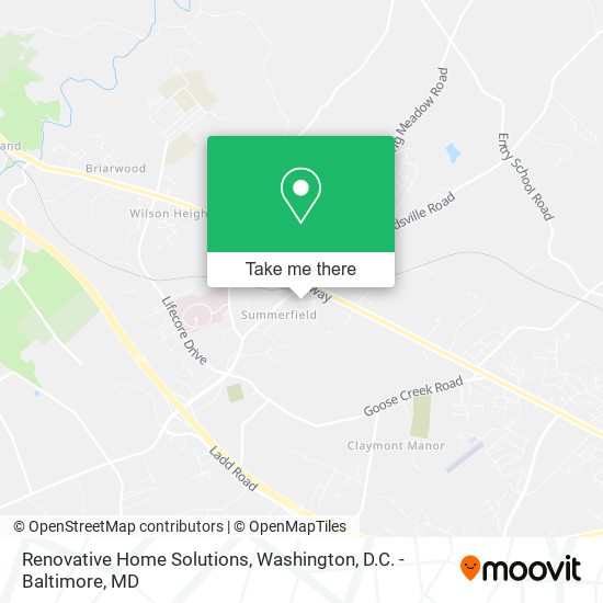 Renovative Home Solutions map
