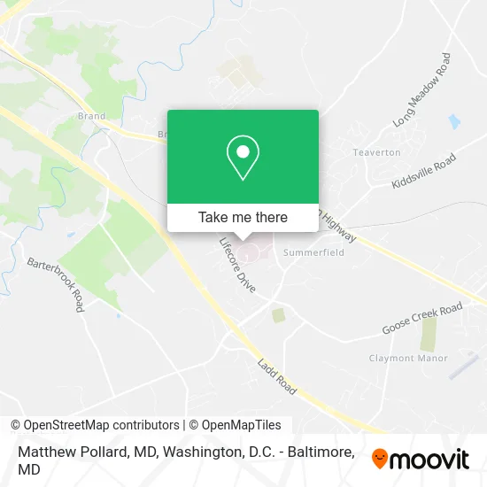 Matthew Pollard, MD map