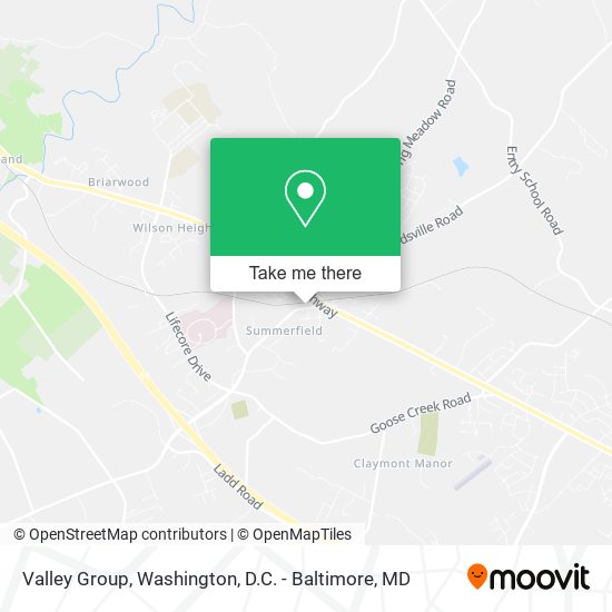 Valley Group map