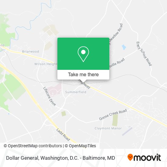 Dollar General map