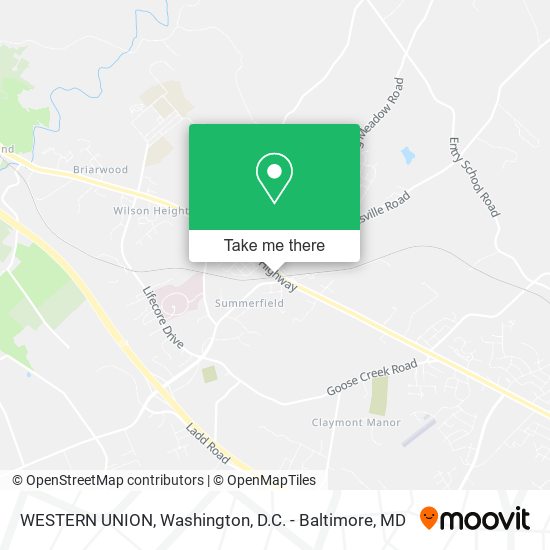 Mapa de WESTERN UNION