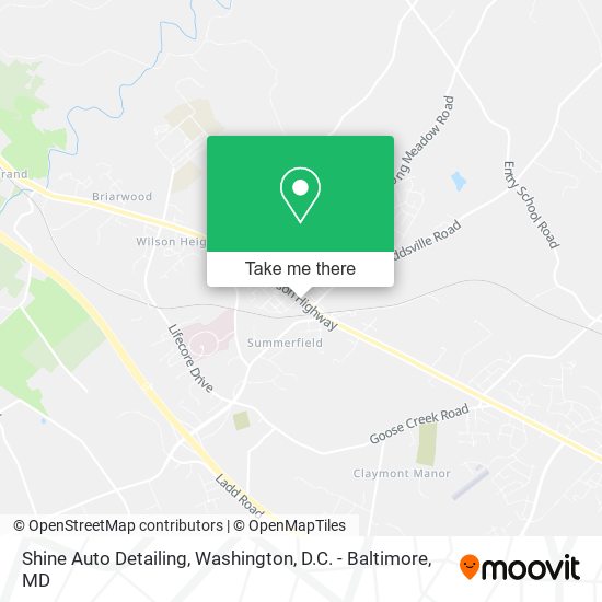 Shine Auto Detailing map