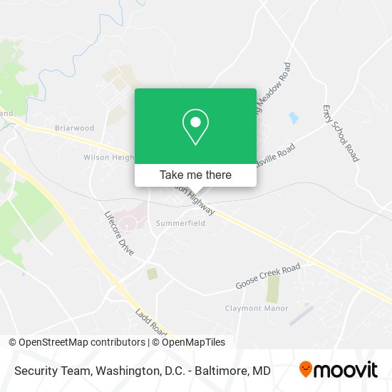 Security Team map