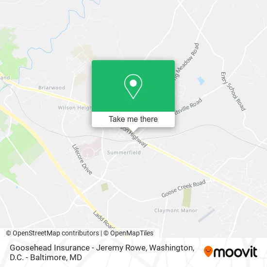 Goosehead Insurance - Jeremy Rowe map