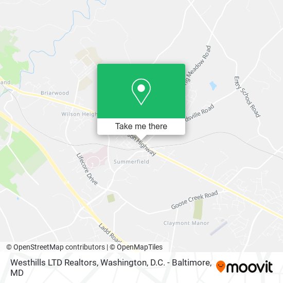 Mapa de Westhills LTD Realtors