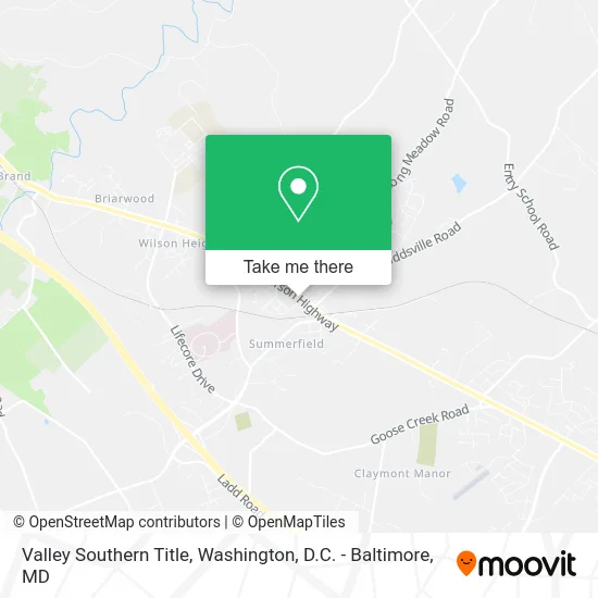 Valley Southern Title map