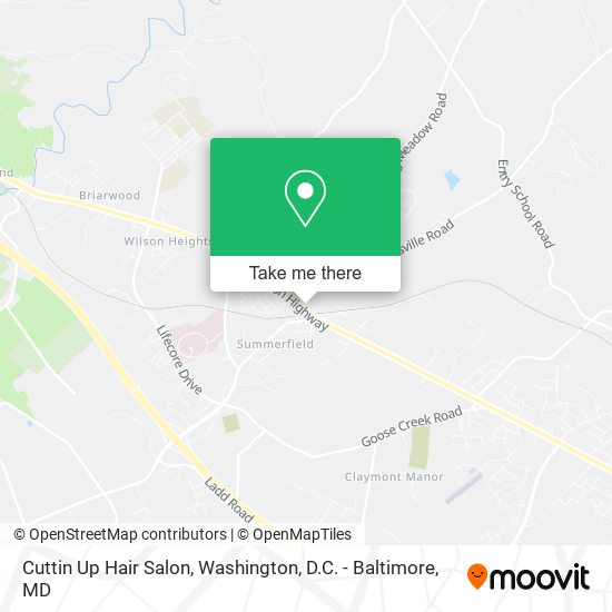 Cuttin Up Hair Salon map