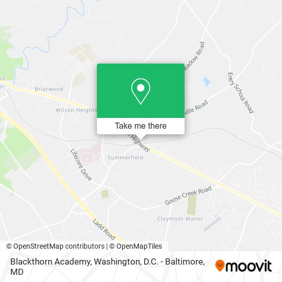Blackthorn Academy map