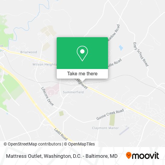 Mattress Outlet map