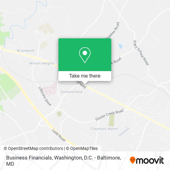 Business Financials map