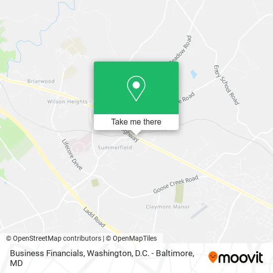 Business Financials map